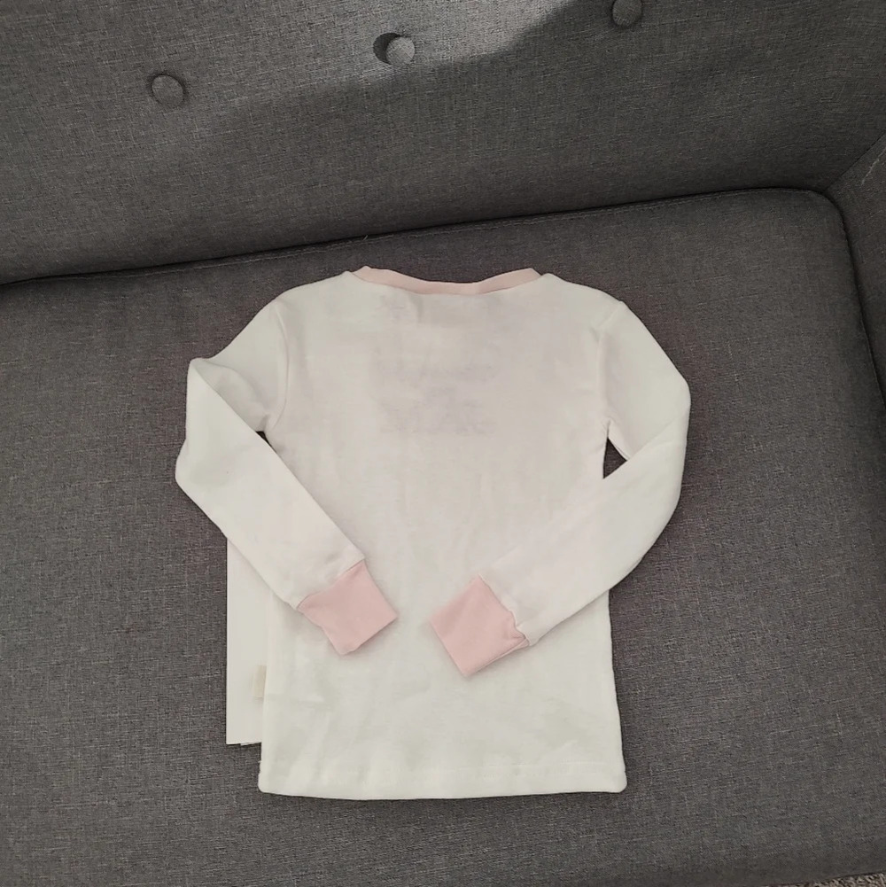 NWT White Top Long Sleeves Rabbit 🐇 Bear - Picture 4 of 4